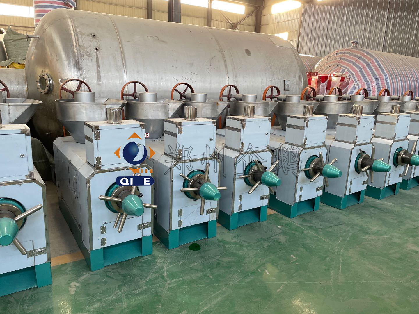 鄭州企鵝新型茶籽榨油機 先進設備榨好油(圖1) 茶籽榨油機