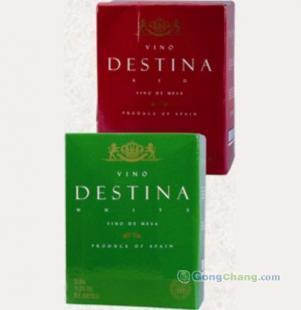 品味陽光西班牙 蒂斯提娜干白葡萄酒3L利樂裝特價(jià)促銷